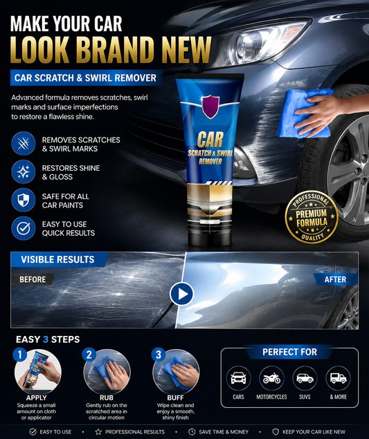 Car Scratch & Swirl Remover | Auto Paint Repair Polish for Removing Scratches & Marks