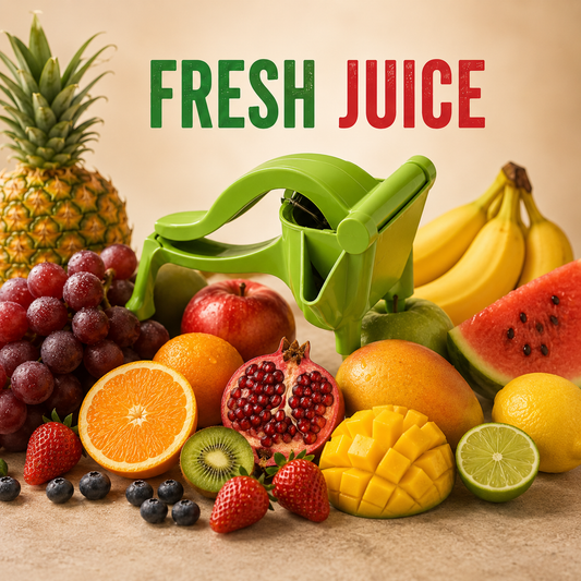 Manual Fruit Juicer – Hand Press Pomegranate, Orange & Lemon Juice Extractor