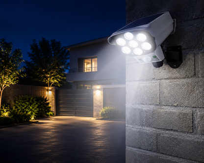 Solar Sensor Light – Waterproof Outdoor LED Wall Light with Remote Control